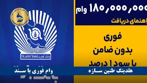 وام فوری از هلدینگ طنین سازه